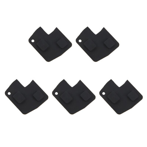 5X 2 Keys Rubber Button Key Remote Control for  Yaris Rav4  Mr2 Celica