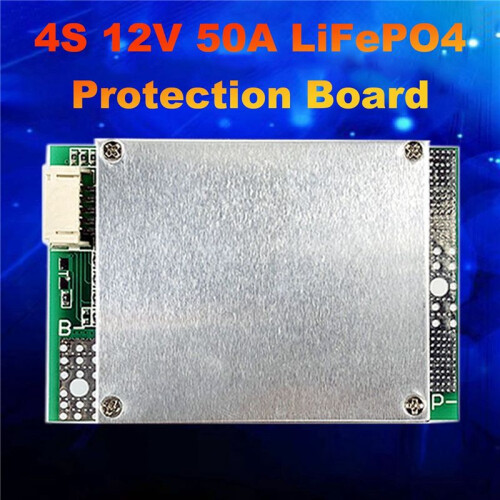 3X Placa da ProteçãO da Bateria de Lítio de 4S 12V 50A BMS LiFePO4 com Equilíbrio da Bateria do Poder/Placa da ProteçãO do PCB do Reforço 2