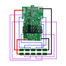 2X BSL36A18 Lithium-Ion Batterij Beschermingskaart PCB Printplaat voor HIKOKI 36V 18V Multivolt MV