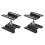2Pièces Support Rc En Alliage Aluminium Noir Stable Rotatif 1