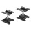 2Pièces Support Rc En Alliage Aluminium Noir Stable Rotatif 5