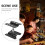 2Pièces Support Rc En Alliage Aluminium Noir Stable Rotatif 10