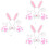 3Ensembles Bandeaux Cosplay Queue Et Nœud Accessoires 7