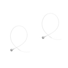 2Pièces Pailles Remplacement Silicone Durable Transparent Bébé