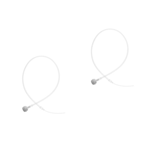 2Pièces Pailles Remplacement Silicone Durable Transparent Bébé