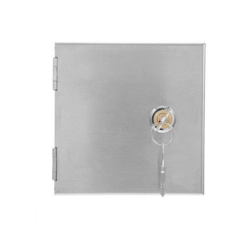 2Pièces Boîte Électrique Murale En Inoxydable Résistante Argent 2