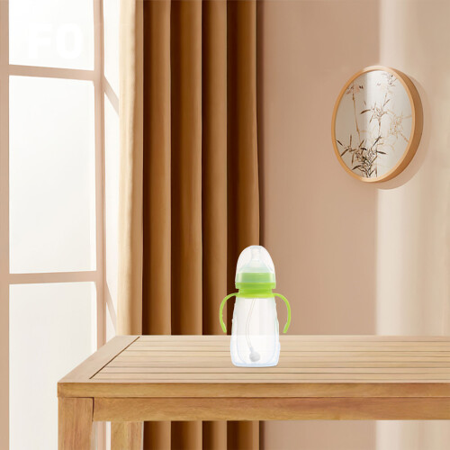 2Pièces Pailles Remplacement Silicone Durable Transparent Bébé 2