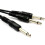 kenable PULSE PRO 2 x 6.35mm Mono Jack Plugs to Plug Cable Lead 1.2m 1