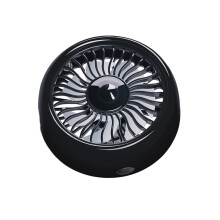 Mini Ventilateur Portable Noir Pour Auto Matériaux ABS Durables