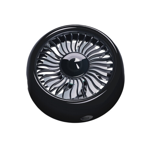 Mini Ventilateur Portable Noir Pour Auto Matériaux ABS Durables