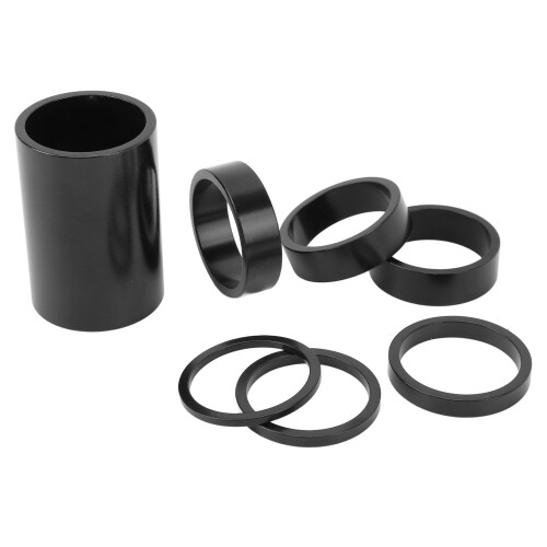 Aluminium Bike Headset Spacers 28.6mm 7pcs Set