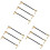 9Pièces Câbles Instruments Droit À 1/4", Cuivre , Multi Usage 1