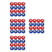 80Pcs Mini Shuffleboard Beads Tabletop Game Roller Parts