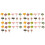 54Pcs Vibrant Color Micro Simulation Trees Artificial Flower Decor 2