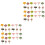 54Pcs Vibrant Color Micro Simulation Trees Artificial Flower Decor 3