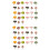 54Pcs Vibrant Color Micro Simulation Trees Artificial Flower Decor 5
