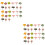 54Pcs Vibrant Color Micro Simulation Trees Artificial Flower Decor 6