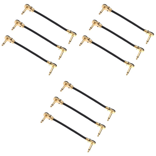9Pièces Câbles Instruments Droit À 1/4", Cuivre , Multi Usage 2