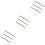 9Pièces Câbles Instruments Droit À 1/4", Cuivre , Multi Usage 5