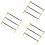 9Pièces Câbles Instruments Droit À 1/4", Cuivre , Multi Usage 6