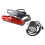 Electric Headlight & Tail Light Set 24-48V LED Warning Lights with Horn Switch 15