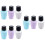 9Pièces Distributeur Liquide Cosmétique Robuste Assortiment Coloré 7