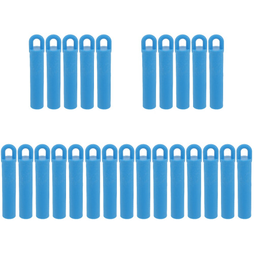 25Pcs Supple Blue Rubber Pool Cue Hangers Practical Cue Storage Tools