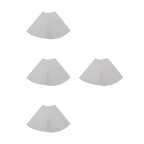 4Pcs Nursing Wraps Nursing Covers Light Grey Breathable Modal for Moms