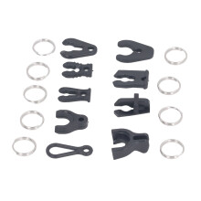 9PCS Chiavi in Plastica con Anello per Interruttore di Arresto di Emergenza per Barche a Motore Jet Ski