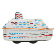 Sammlung Aufziehspielzeug Kreuzfahrtschiff Metall