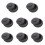 8Pcs Students Mini Black Inkstone Durable Writing and Painting Supply 7