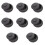 8Pcs Students Mini Black Inkstone Durable Writing and Painting Supply 8