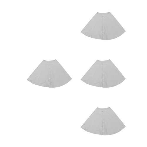 4Pcs Nursing Wraps Nursing Covers Light Grey Breathable Modal for Moms 2