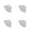 4Pcs Nursing Wraps Nursing Covers Light Grey Breathable Modal for Moms 4