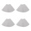 4Pcs Nursing Wraps Nursing Covers Light Grey Breathable Modal for Moms 5
