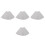 4Pcs Nursing Wraps Nursing Covers Light Grey Breathable Modal for Moms 8
