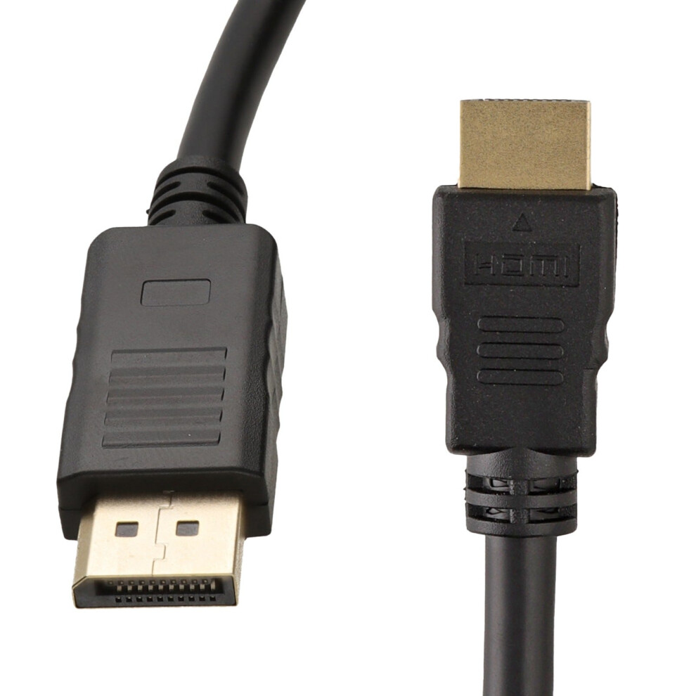Displayport Plug To Hdmi Male Plug Display/Monitor/Tv Cable 1M 5055383475469