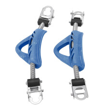 2PCS Stainless Steel Diving Fin Spring Strap for Jet Fin Blue (31-34cm)