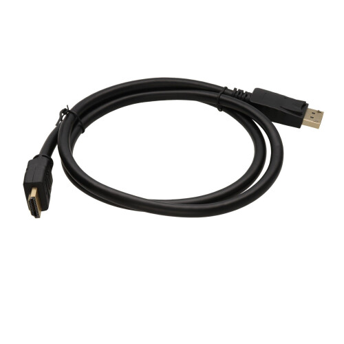kenable DisplayPort Plug to HDMI Male Plug Display/Monitor/TV Cable 1m 2