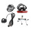 Electric Headlight & Tail Light Set 24-48V LED Warning Lights with Horn Switch 2