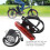 Electric Headlight & Tail Light Set 24-48V LED Warning Lights with Horn Switch 5