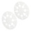 2pcs Red Bed Sheet Detangler, Reduces Tangles, 19.5cm Diameter 1
