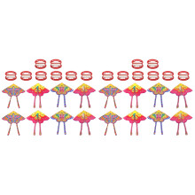 16Ensembles Cerfs-Volants Colorés Tissu Pour Jeux Enfants