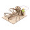 4Ensembles Jeu De Puzzle En Bois Marron Clair, À Billes 3D 1
