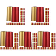 1000Pièces Film Thermorétractable PVC Bouchons Bouteilles Vin Colorés