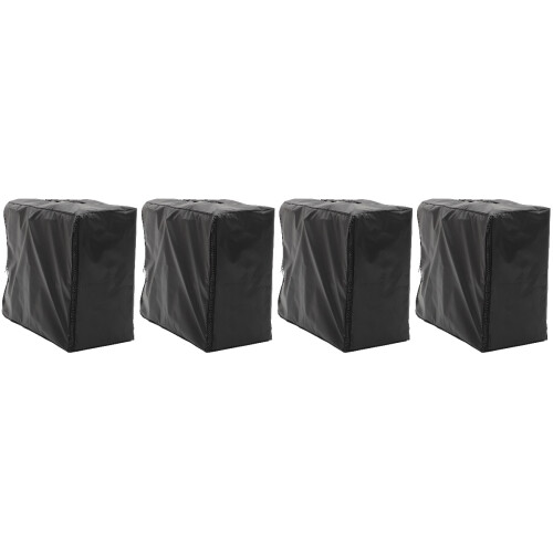 4Pièces Sac Couture Protecteur Noir Portable Durable 2