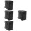 4Pièces Sac Couture Protecteur Noir Portable Durable 6