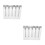 2Pcs Acrylic Oil Quality Tester for Car Multi-Hole Viscosity Test Tool 1