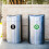 3Pcs Outdoor Waste Sorting Stickers PVC Waterproof Trash Can Decals 3
