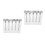 2Pcs Acrylic Oil Quality Tester for Car Multi-Hole Viscosity Test Tool 4